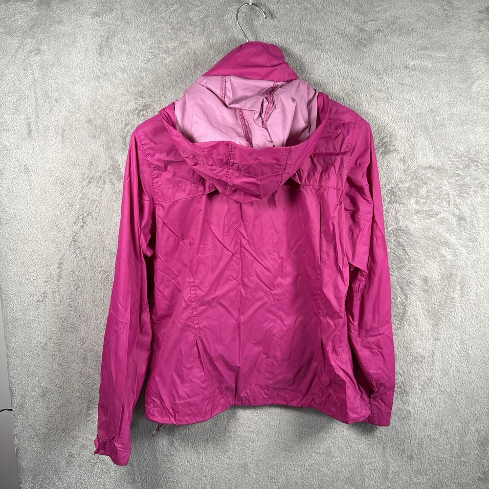 Columbia Switchback III Rain Jacket Womens L Pink Packable Hooded Windbreaker - Picture 2 of 8